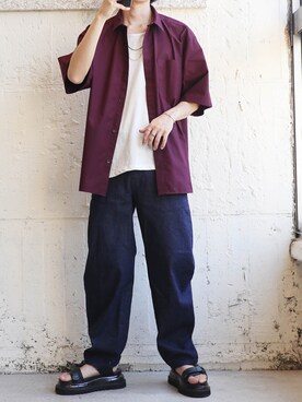 やそさん（メンズ・181cm）の夏コーディネート