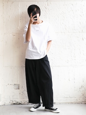 「NUMBER (N)INE（ナンバーナイン）のアイテム（リング）」を使った、やそさん（メンズ・181cm）の夏コーディネート