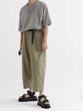 「LIDNM（リドム）のMULTI CHAIN BRACELET（ブレスレット）」を使った、やそさん（メンズ・181cm）の春コーディネート