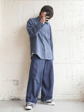 「Re:（アールイー）のアイテム」を使った、やそさん（メンズ・181cm）の秋コーディネート