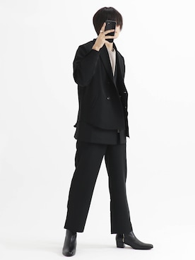「きれいめスタイル」｜「アイテム（セットアップ）」を使った、やそさん（メンズ・181cm）の春コーディネート