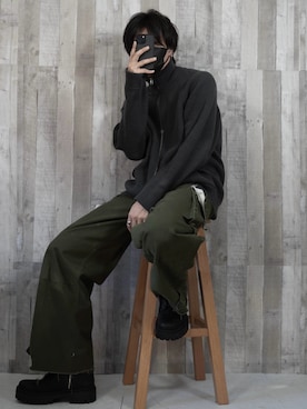 やそさん（メンズ・181cm）の冬コーディネート