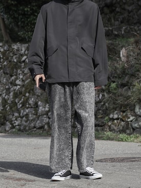「ASTRONOMY（アストロノミー）のアイテム（ブルゾン）」を使った、やそさん（メンズ・181cm）の春コーディネート