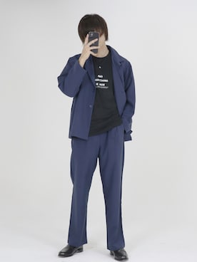 「ZIP FIVE（ジップファイブ）のアイテム（テーラードジャケット）」を使った、やそさん（メンズ・181cm）の秋コーディネート