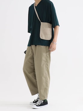 「LIDNM（リドム）のMULTI CHAIN BRACELET（ブレスレット）」を使った、やそさん（メンズ・181cm）の春コーディネート