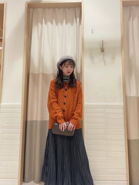 「sm2rhythm（サマンサモスモスリズム）のアイテム（ジャケット/アウター）」を使った、はるなさん（レディース・154cm）の秋コーディネート