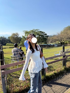 「junoah（ジュノア）のアイテム」を使った、misaさん（レディース・166cm）の秋コーディネート