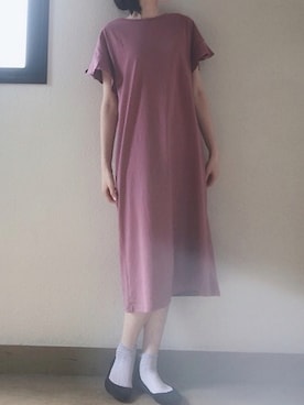 「GUコーデ」｜「アイテム（バレエシューズ）」を使った、miiさん（レディース・164cm）の夏コーディネート
