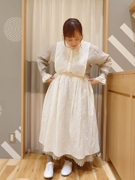 「kazumiコラボ」｜「アイテム（その他シューズ）」を使った、miki𓆸 𓂂.さん（レディース・154cm）の夏コーディネート