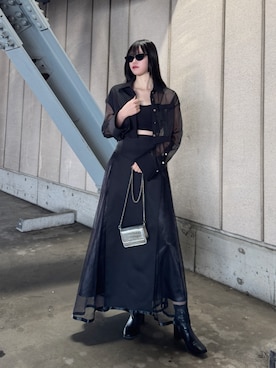 「LVEU.（ラブユ.）のアイテム」を使った、LVEU.さん（レディース・163cm）の春コーディネート