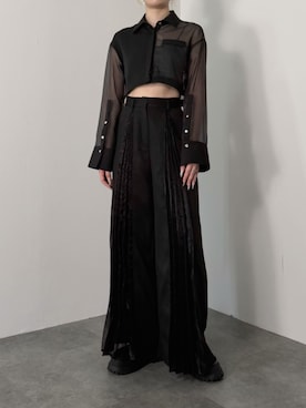 「LVEU.（ラブユ.）のアイテム」を使った、LVEU.さん（レディース・170cm）の春コーディネート