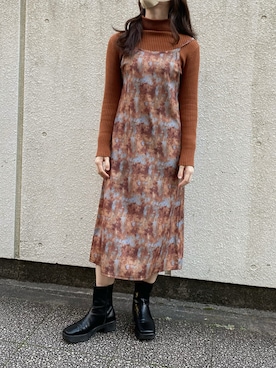 「LVEU.（ラブユ.）のアイテム」を使った、LVEU.さん（レディース・169cm）の春コーディネート
