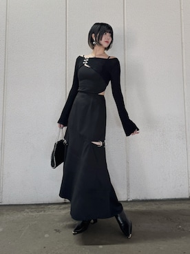 「LVEU.（ラブユ.）のアイテム」を使った、LVEU.さん（レディース・163cm）の春コーディネート