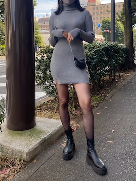 「LVEU.（ラブユ.）のアイテム」を使った、LVEU.さん（レディース・163cm）の秋コーディネート