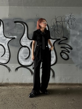 「LVEU.（ラブユ.）のアイテム」を使った、LVEU.さん（レディース・163cm）の春コーディネート