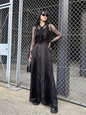 「LVEU.（ラブユ.）のアイテム」を使った、LVEU.さん（レディース・163cm）の夏コーディネート