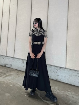 「アイテム（ワンピース）」を使った、LVEU.さん（レディース・163cm・20代）の夏コーディネート