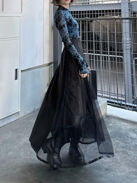 「LVEU.（ラブユ.）のアイテム」を使った、LVEU.さん（レディース・163cm）の春コーディネート