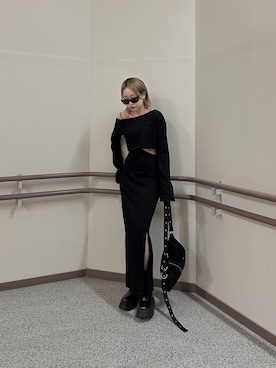 「LVEU.（ラブユ.）のアイテム」を使った、LVEU.さん（レディース・163cm）の夏コーディネート
