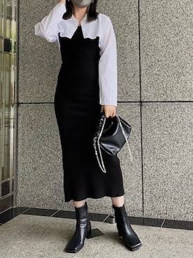 「LVEU.（ラブユ.）のアイテム」を使った、LVEU.さん（レディース・163cm）の秋コーディネート