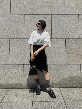 「LVEU.（ラブユ.）のアイテム」を使った、LVEU.さん（レディース・163cm）の夏コーディネート