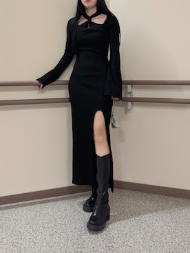 「アイテム（ワンピース/ドレス）」を使った、LVEU.さん（レディース・163cm・20代）の秋コーディネート