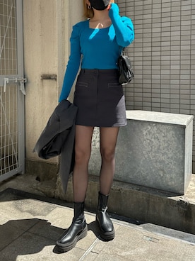 「LVEU.（ラブユ.）のアイテム」を使った、LVEU.さん（レディース・163cm）の春コーディネート