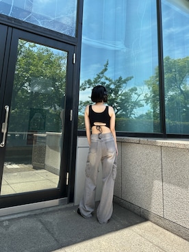 「LVEU.（ラブユ.）のアイテム」を使った、LVEU.さん（レディース・163cm）の夏コーディネート