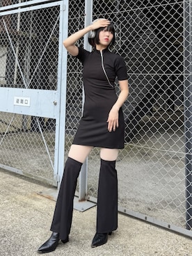 「LVEU.（ラブユ.）のアイテム」を使った、LVEU.さん（レディース・163cm）の夏コーディネート
