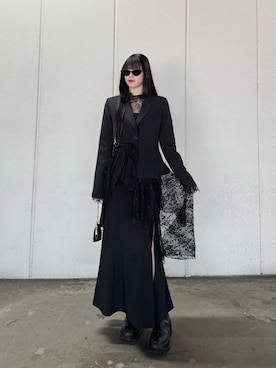 「LVEU.（ラブユ.）のアイテム」を使った、LVEU.さん（レディース・163cm）の春コーディネート