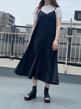 「キャミワンピース」｜LVEU.さん（レディース・169cm）の夏コーディネート