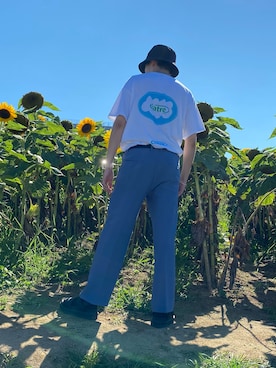 「Lui's（ルイス）のアイテム（帽子）」を使った、masaさん（メンズ・168cm）の夏コーディネート