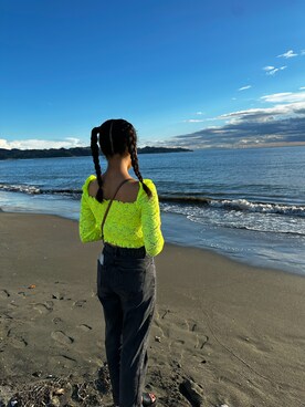 「asos（エイソス）のアイテム（パンツ）」を使った、ノゾミさん（レディース・164cm）の秋コーディネート