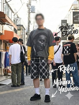 ロウタリーさん（メンズ・178cm）の冬コーディネート