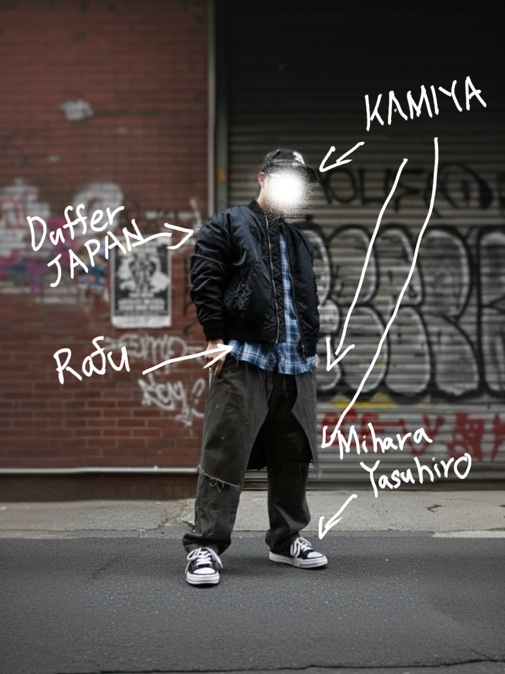 The DUFFER of ST.GEORGEのMA-1を使った人気ファッション