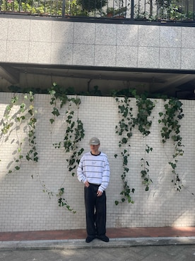 「HUF（ハフ）のアイテム（帽子）」を使った、Ryuichi Kawagishiさん（メンズ・172cm）の秋コーディネート