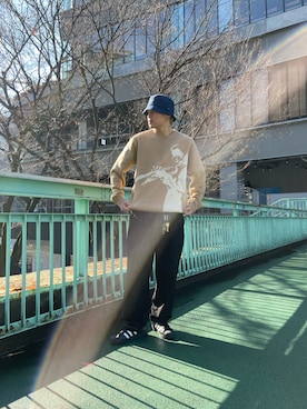 Ryuichi Kawagishiさん（メンズ・172cm）の冬コーディネート