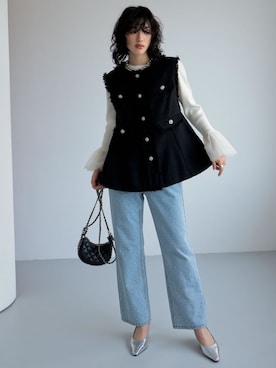 reedit_officialさん（レディース・162cm）の冬コーディネート