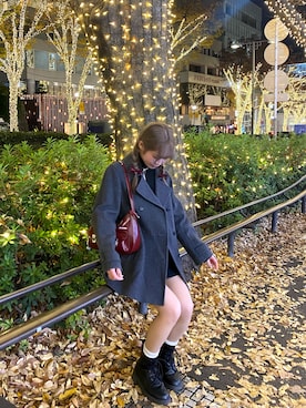 「newneu.（ニューニュー）のアイテム」を使った、yuさん（レディース・159cm）の冬コーディネート