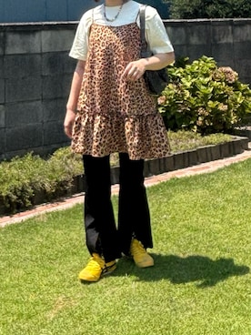 「WC（ダブル シー）のアイテム」を使った、miyo_teさん（レディース・158cm）の夏コーディネート