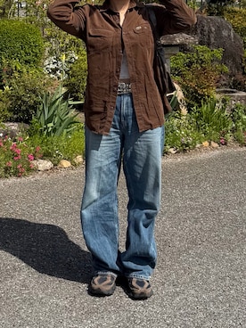 「LACOSTE（ラコステ）のアイテム」を使った、miyo_teさん（レディース・158cm）の春コーディネート