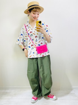 moratoriamu.さん（レディース・155cm）の夏コーディネート