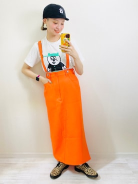 「MERLOT（メルロー）のアイテム（ピアス（両耳用））」を使った、moratoriamu.さん（レディース・155cm）の秋コーディネート