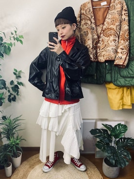 moratoriamu.さん（レディース・155cm）の冬コーディネート