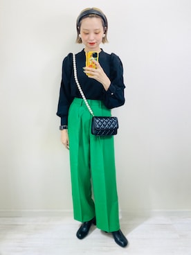 「WEGO（ウィゴー）のアイテム（カチューシャ）」を使った、moratoriamu.さん（レディース・155cm）の秋コーディネート