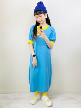 「MERLOT（メルロー）のアイテム（ピアス（両耳用））」を使った、moratoriamu.さん（レディース・155cm）の春コーディネート