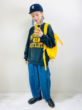 「antiqua（アンティカ）のアイテム」を使った、moratoriamu.さん（レディース・155cm）の秋コーディネート