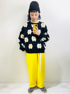 「mici（ミチ）のアイテム」を使った、moratoriamu.さん（レディース・155cm）の冬コーディネート