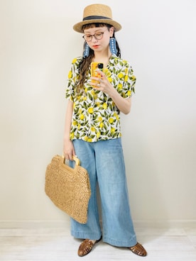 moratoriamu.さん（レディース・155cm）の夏コーディネート