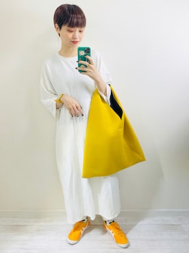 「MR.BOHO（ミスターボーホー）のアイテム」を使った、moratoriamu.さん（レディース・155cm）の秋コーディネート